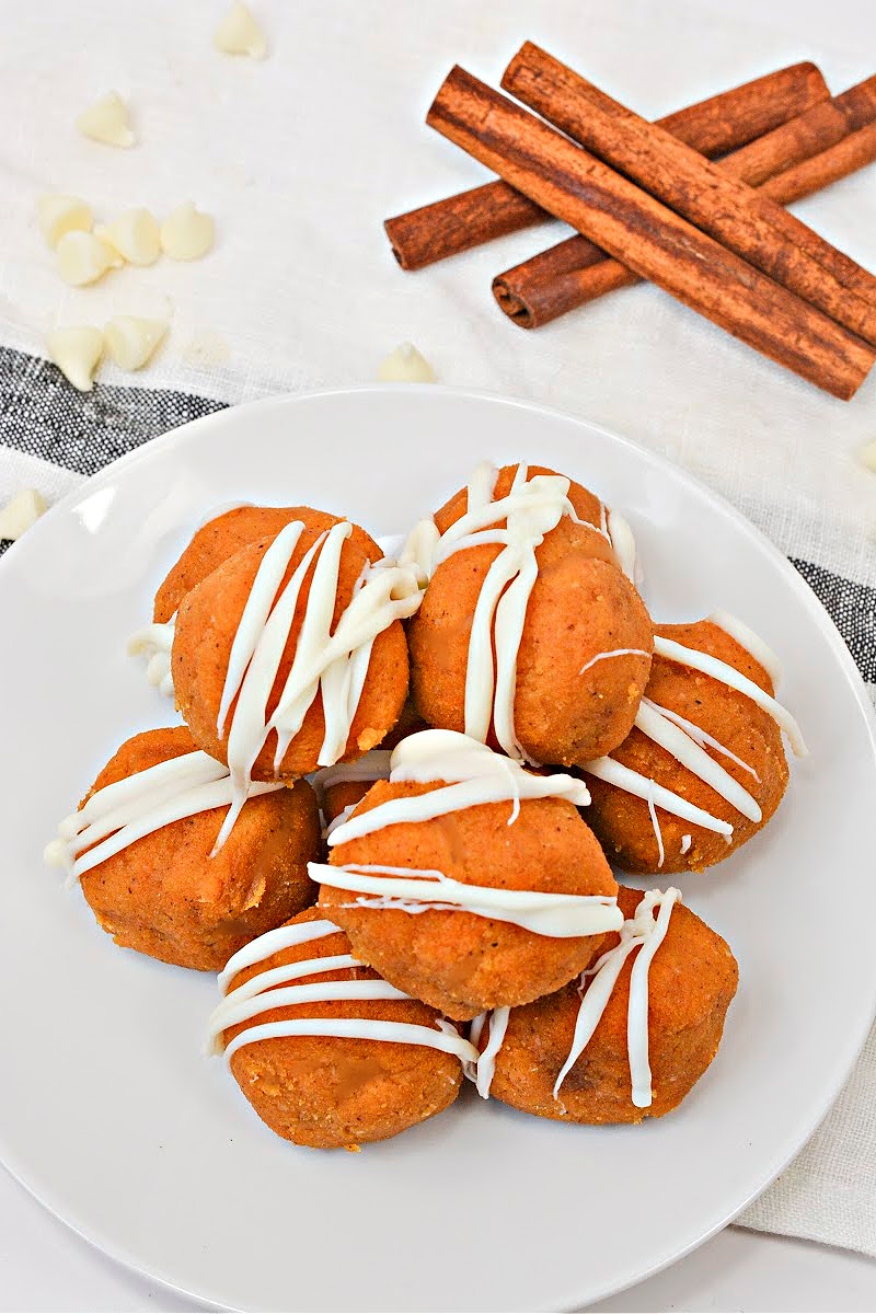 No Bake Keto Pumpkin Cake Balls