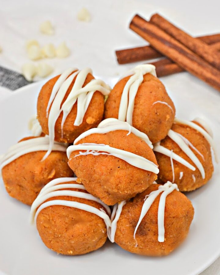 No Bake Keto Pumpkin Cake Balls