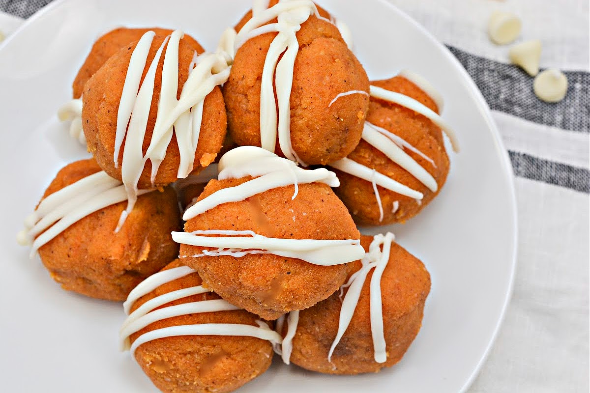 No Bake Keto Pumpkin Cake Balls