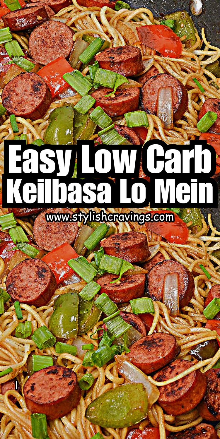 Low Carb Kielbasa Lo Mein