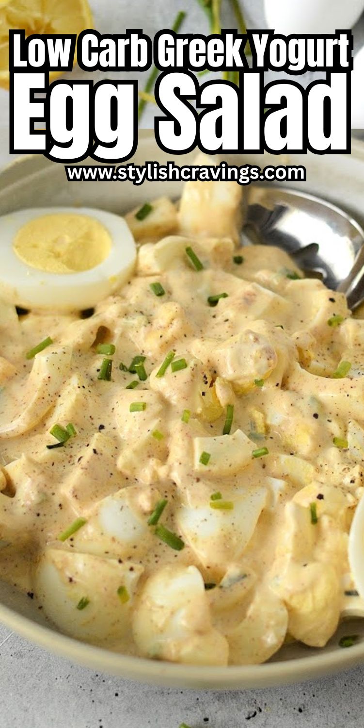 Low Carb Greek Yogurt Egg Salad
