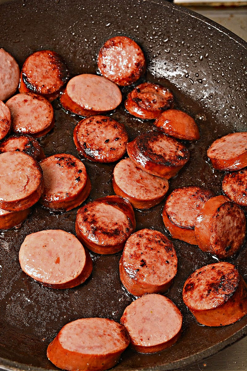 Keto Kung Pao Kielbasa