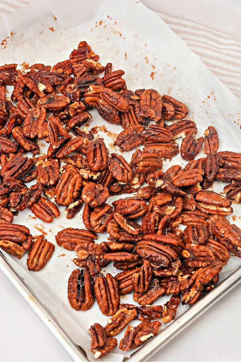 Keto Sweet and Spicy Pecans