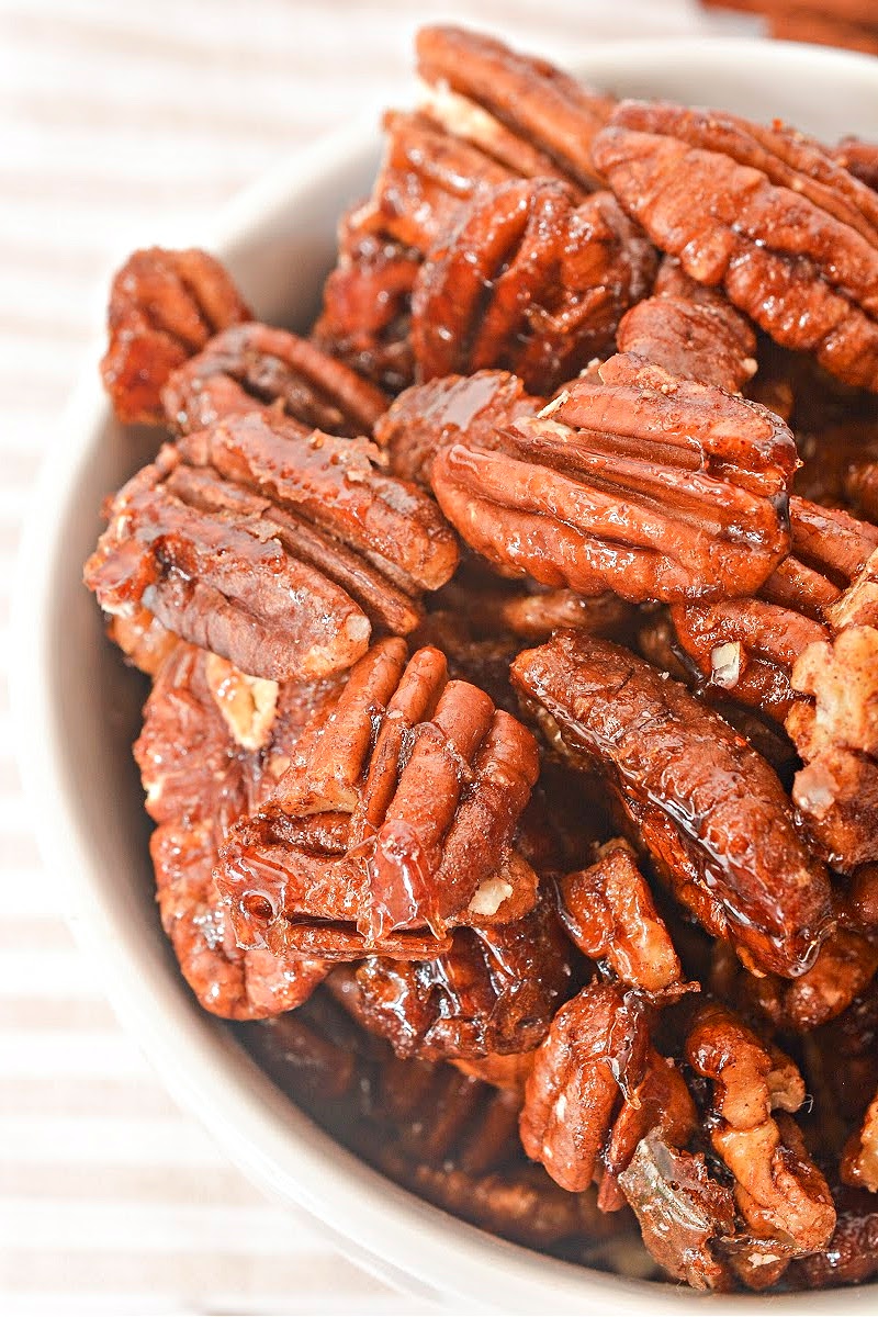 Keto Sweet and Spicy Pecans