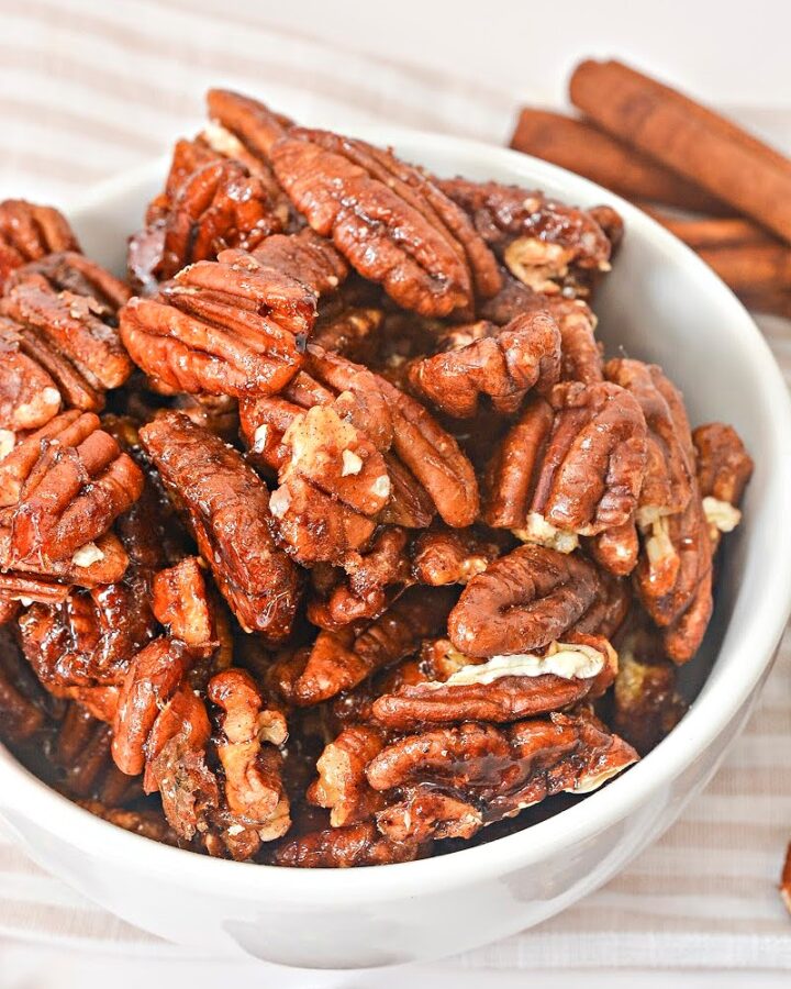 Keto Sweet and Spicy Pecans