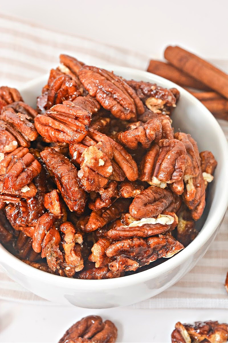 Keto Sweet and Spicy Pecans