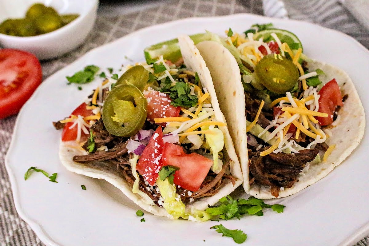 Slow Cooker Low Carb Beef Chuck Tacos