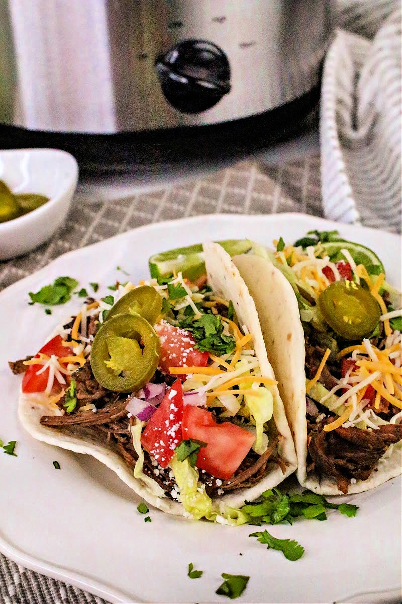 Slow Cooker Low Carb Beef Chuck Tacos