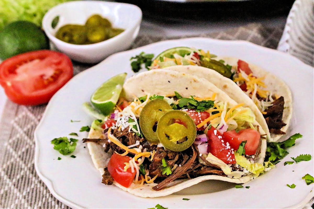 Slow Cooker Low Carb Beef Chuck Tacos