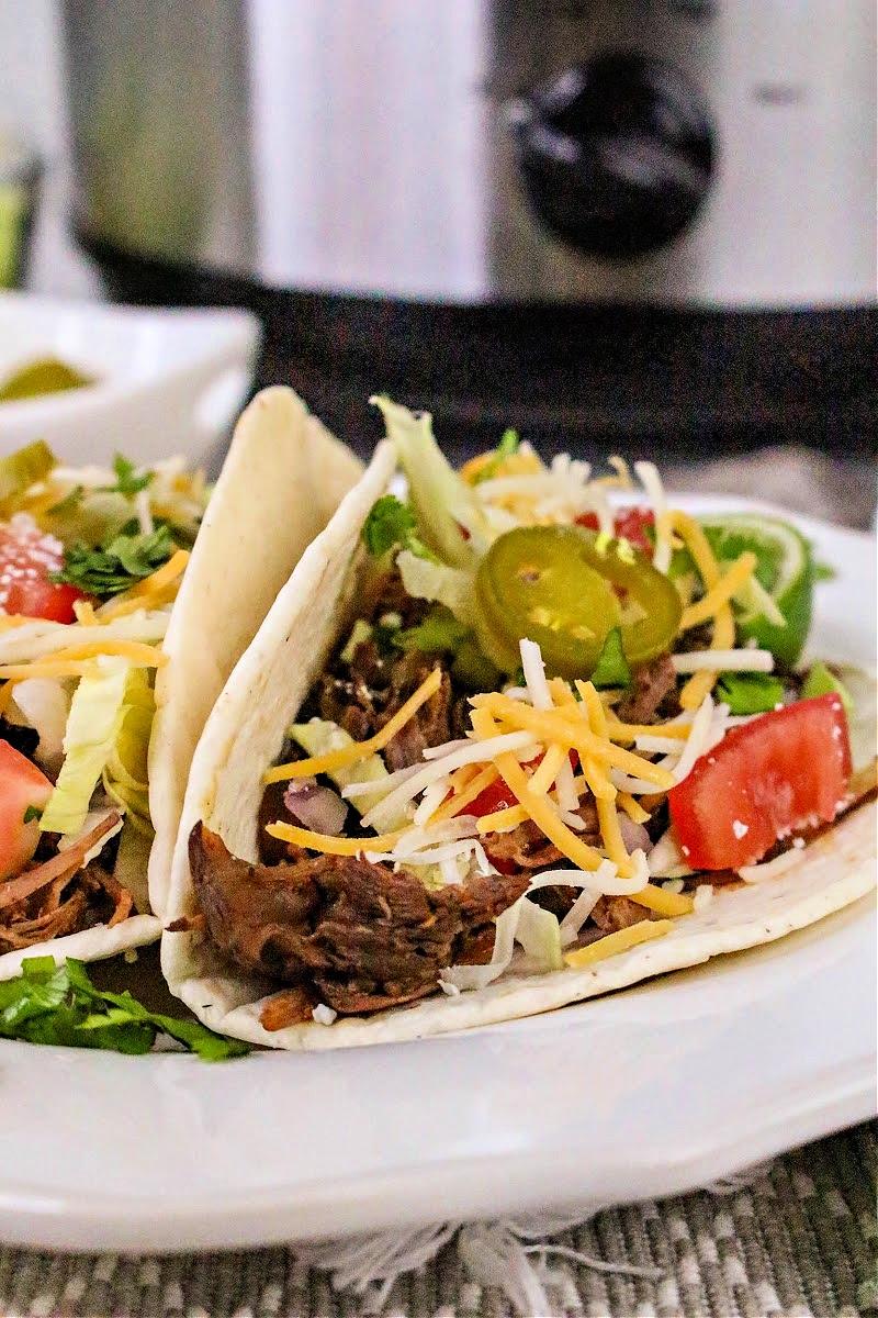 Slow Cooker Low Carb Beef Chuck Tacos