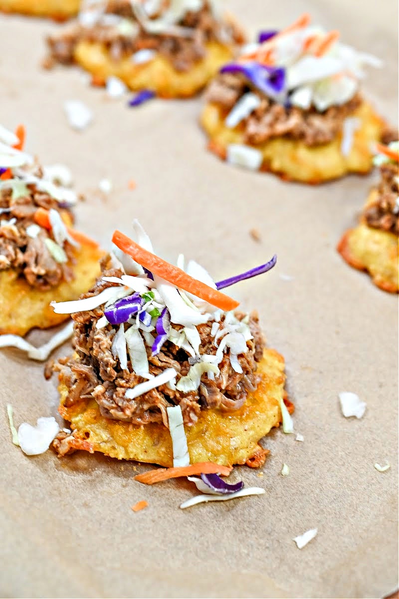 Keto Pulled Pork Biscuit Bites