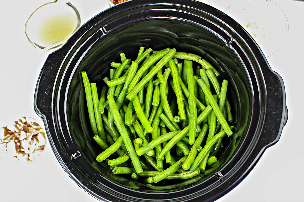 Low Carb Crockpot Green Beans