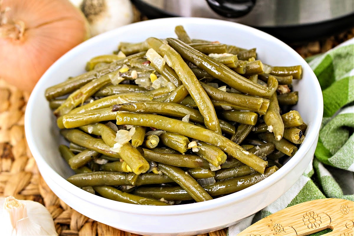 Low Carb Crockpot Green Beans