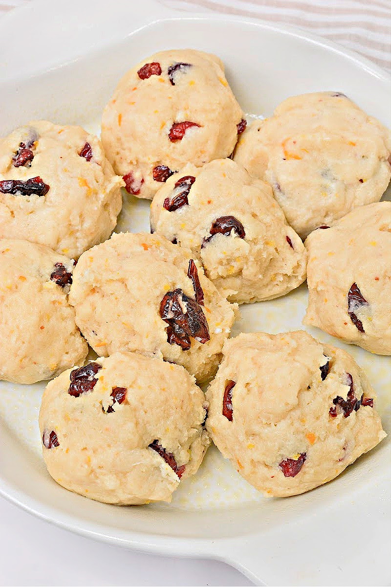 Low Carb Orange Cranberry Mini Buns