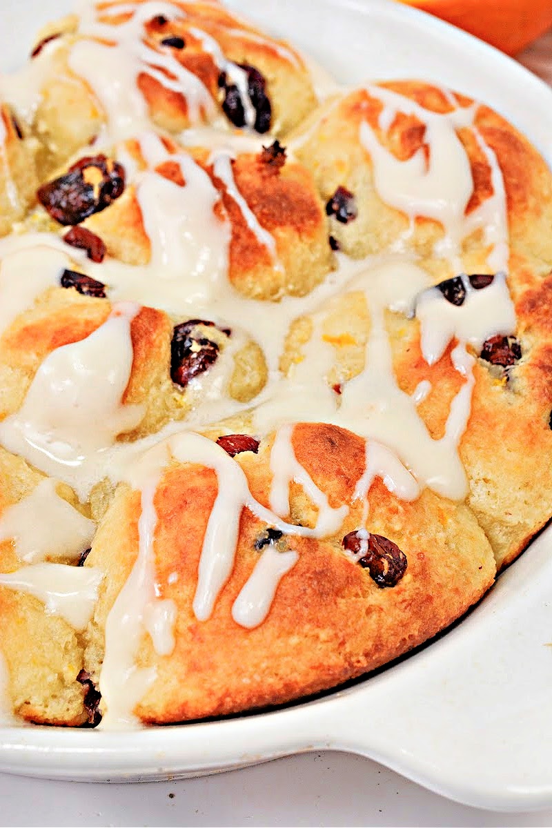 Low Carb Orange Cranberry Mini Buns