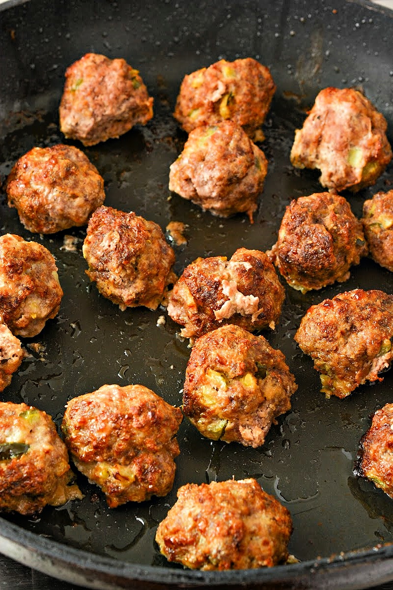 Keto BBQ Cheeseburger Meatballs