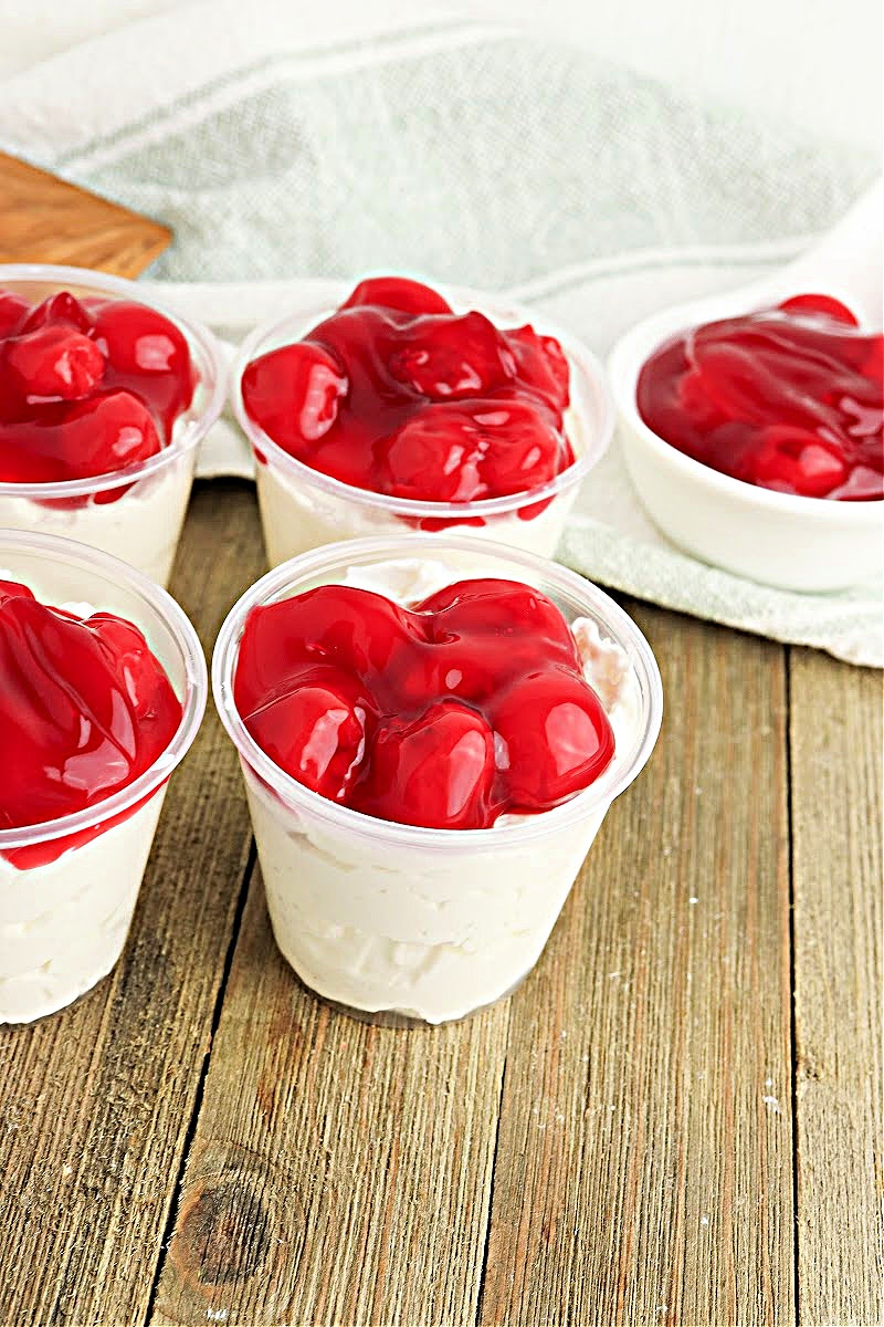 Low Carb Cherry Cheesecake Cups