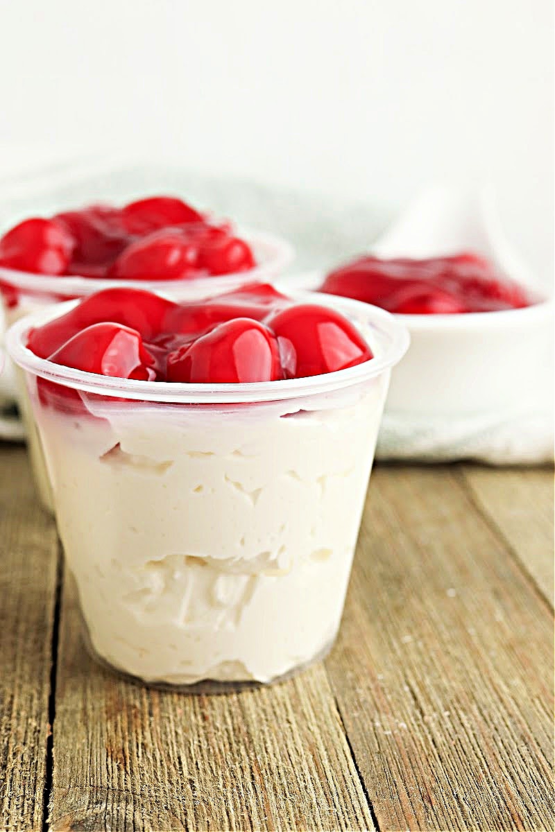 Low Carb Cherry Cheesecake Cups