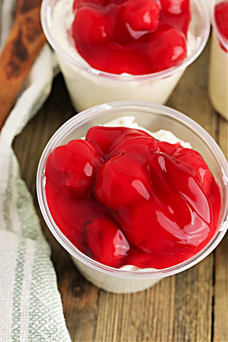 Low Carb Cherry Cheesecake Cups