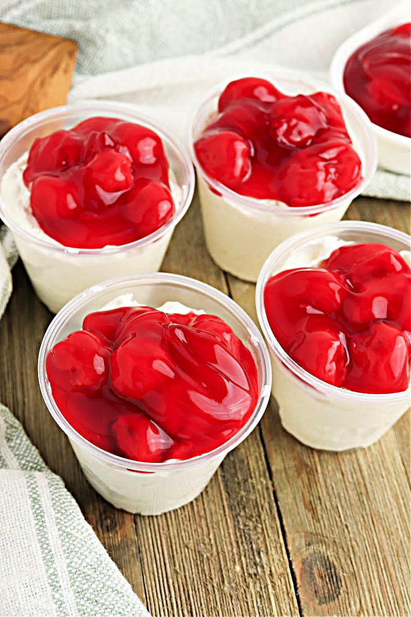 Low Carb Cherry Cheesecake Cups