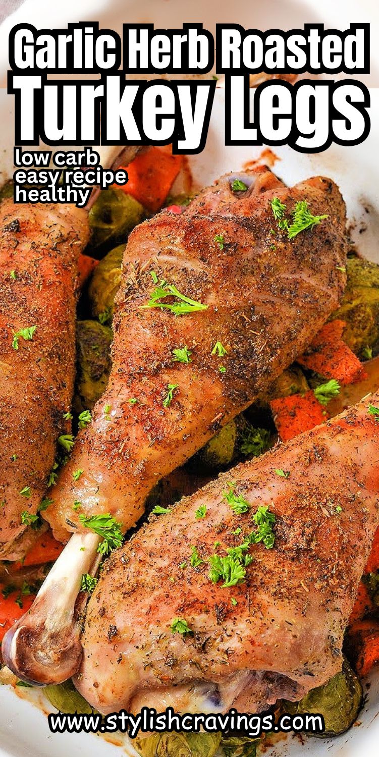 Low-Carb Slow Roasted Turkey Legs