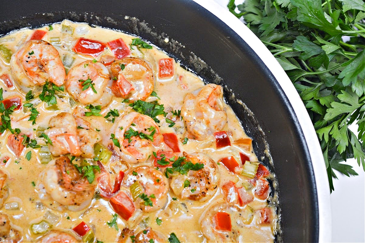 Creamy Keto Cajun Shrimp