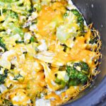 Keto Cheesy Crockpot Chicken and Broccoli Casserole
