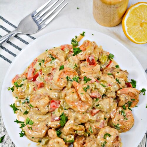 Creamy Keto Cajun Shrimp