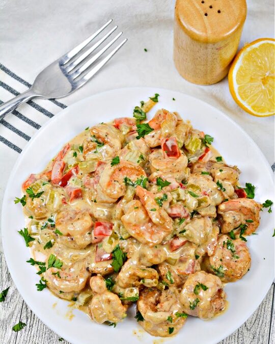 Creamy Keto Cajun Shrimp