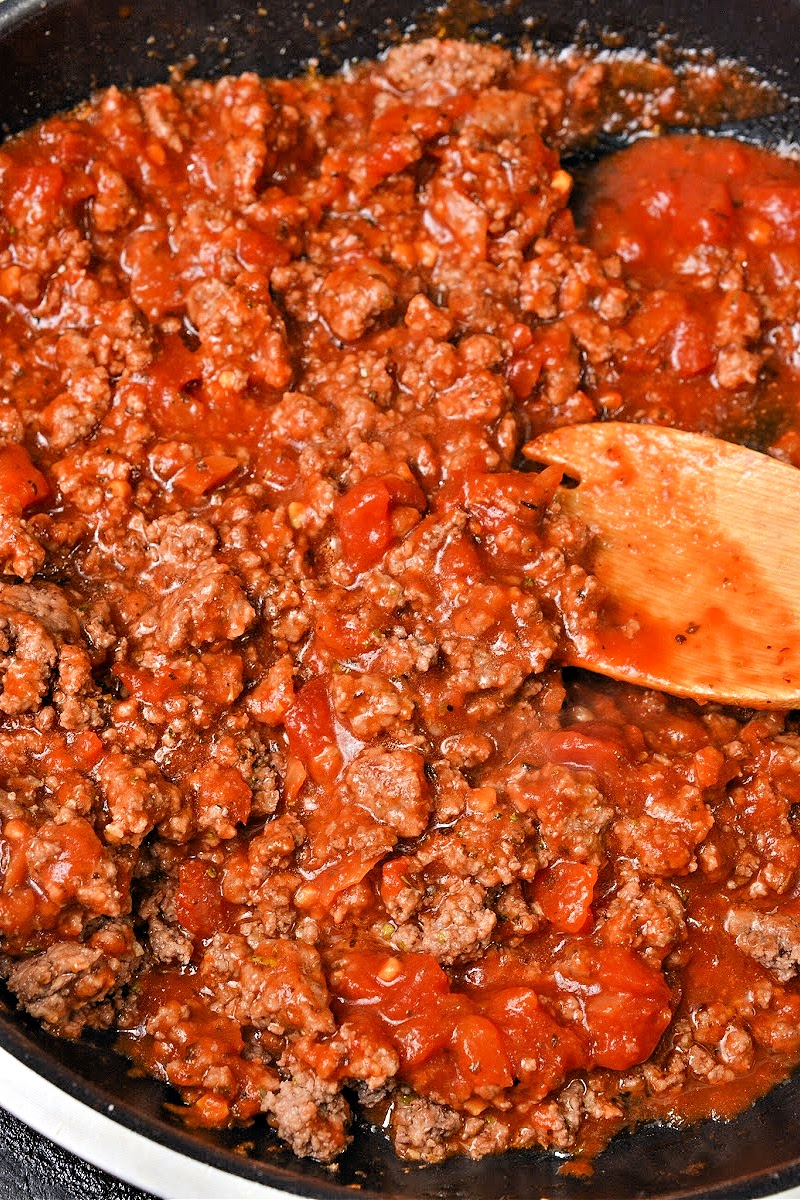 Low Carb Italian Ground Beef and Green Beans Bake