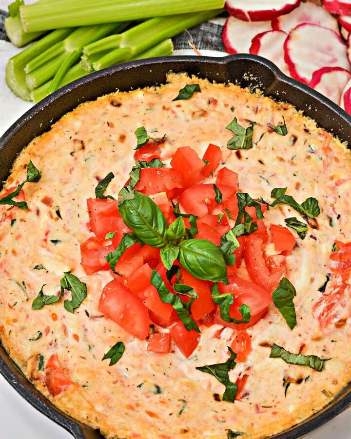 Low Carb Caprese Dip