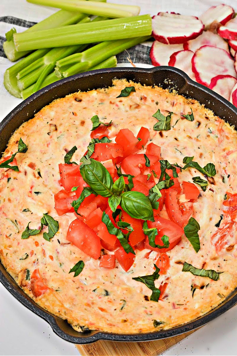 Low Carb Caprese Dip