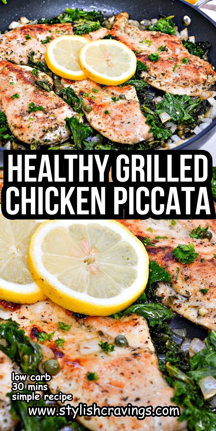 Keto Chicken Piccata Skillet