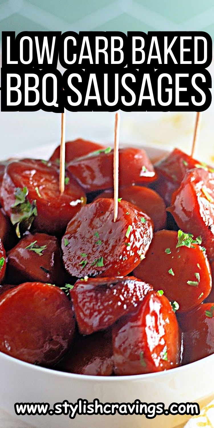 Low Carb Baked BBQ Sausages