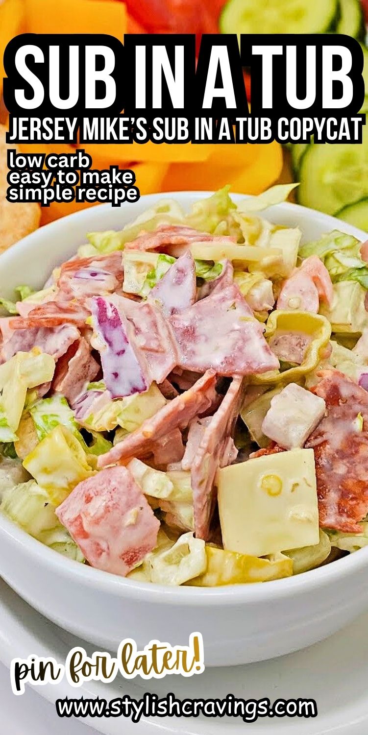 Keto Sub In A Tub Dip