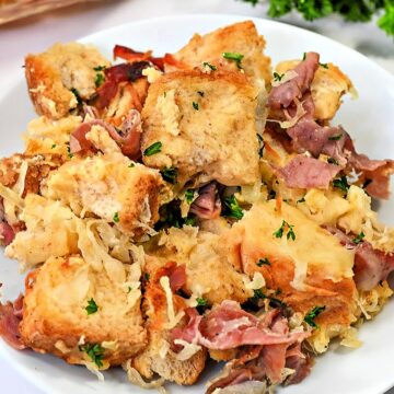 Keto Savory Reuben Pudding