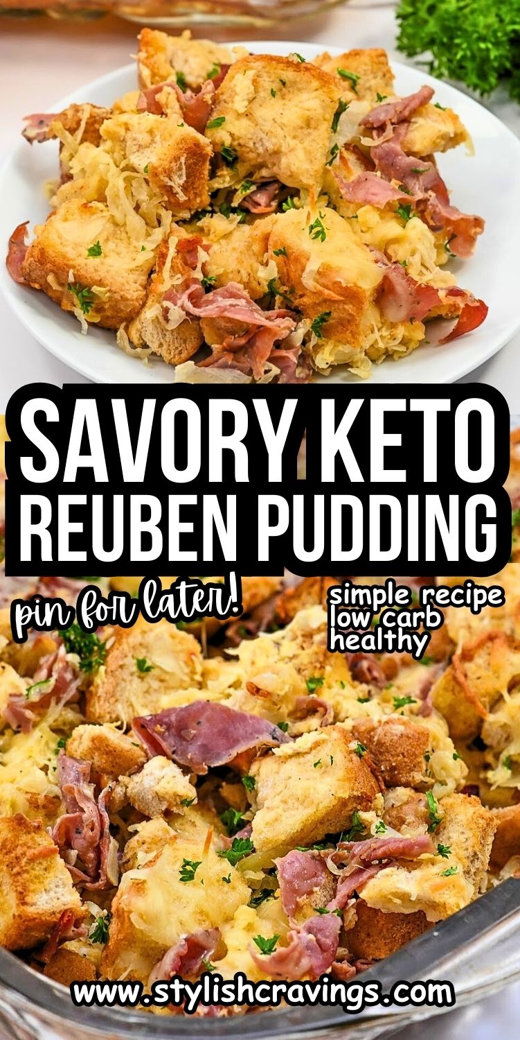 Keto Savory Reuben Pudding