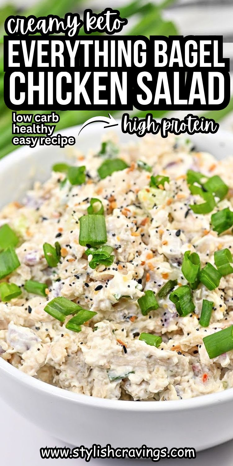 Keto Everything Bagel Chicken Salad