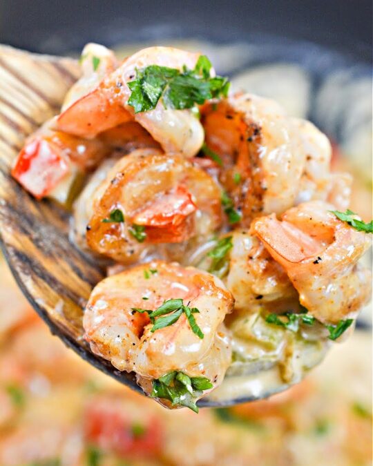 Creamy Keto Cajun Shrimp