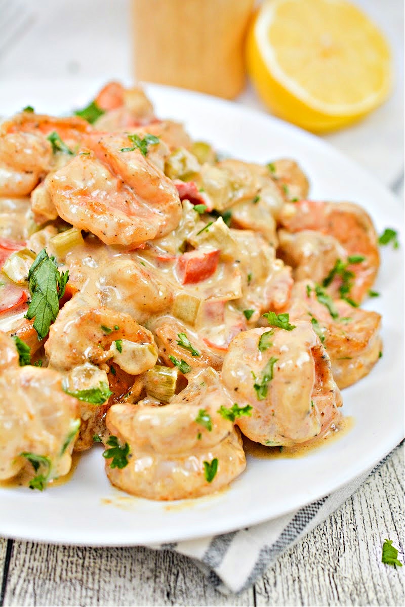 Creamy Keto Cajun Shrimp