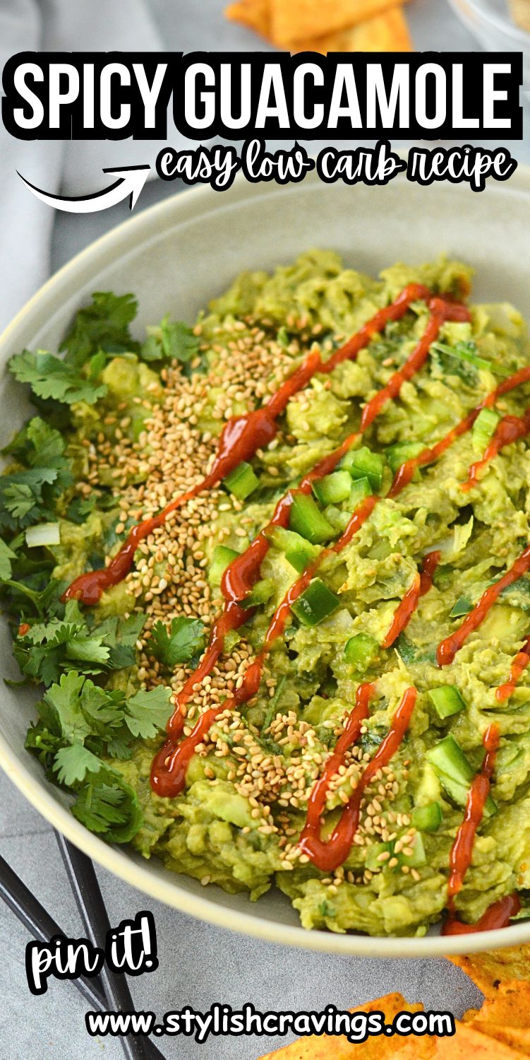 Low-carb Asian Guacamole