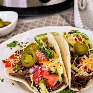 Slow Cooker Low Carb Beef Chuck Tacos