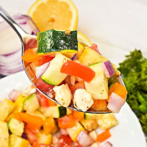 Keto Vegetable Summer Salad
