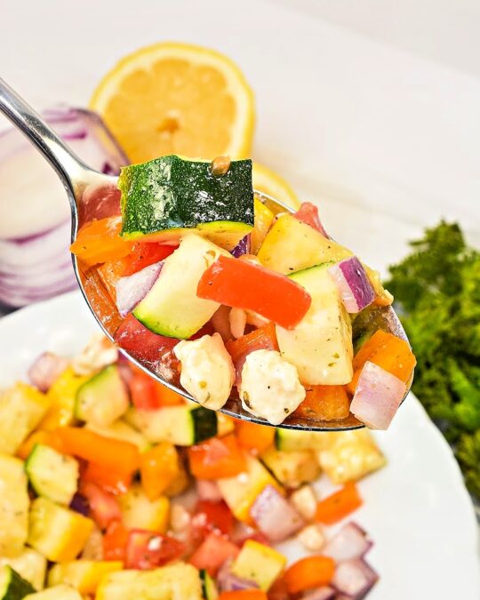 Keto Vegetable Summer Salad