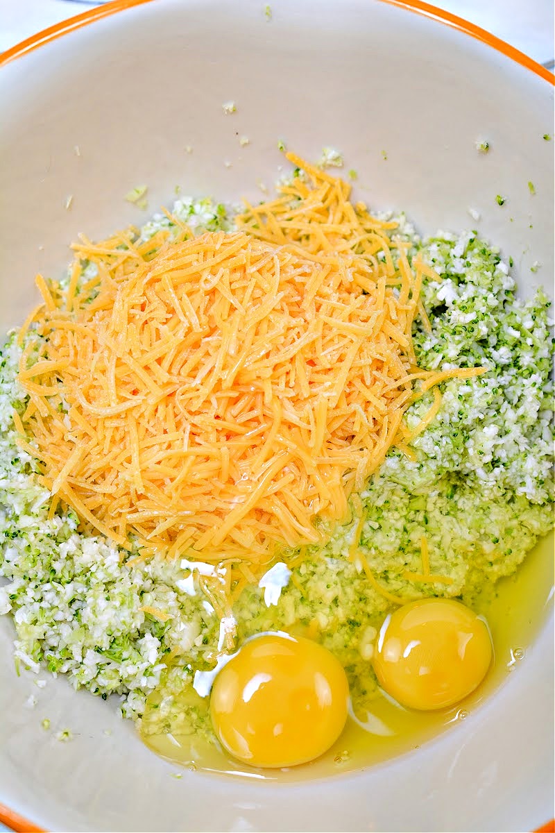 Keto Cheesy Broccoli and Cauliflower Waffles