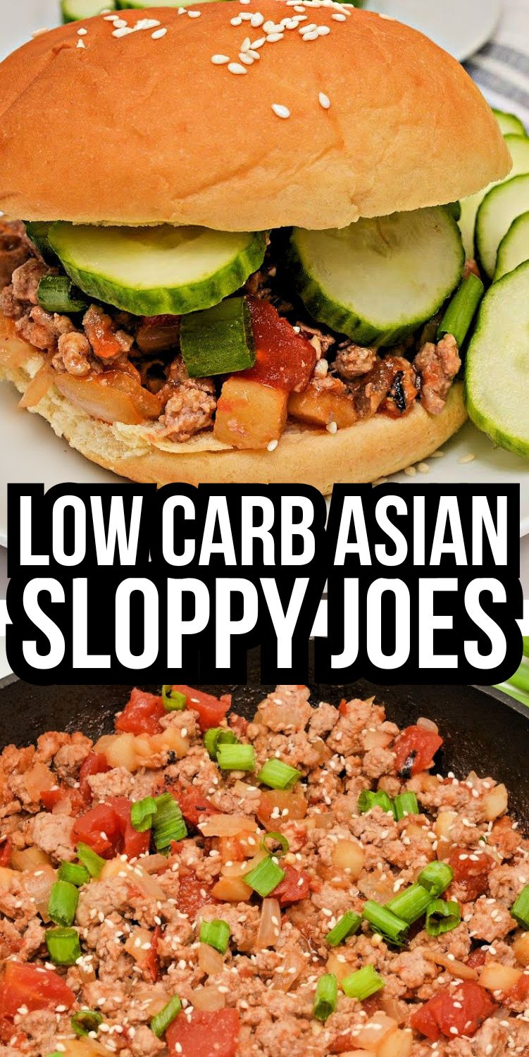 Low Carb Asian Sloppy Joes